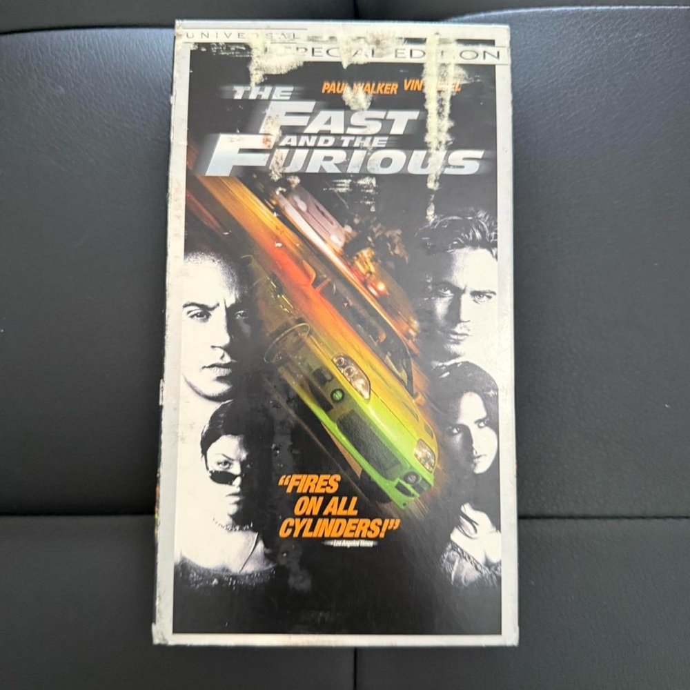 The Fast And The Furious Special Edition 2002 VHS